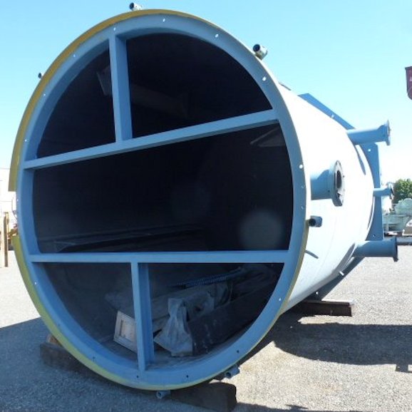 Unused Philadelphia Mixer Agitator For 10' Dia X 12' H Slurry Tank, Size/type 3853m, Impeller Type 4cbt90 With 5 Hp Motor)